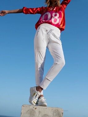 Raffaello Rossi Candy Travel Pant White Size 32 US 2